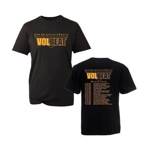 Volbeat Band Tour 2025 T-shirt God Of Angels Music Concert Inspired Novelty Tee